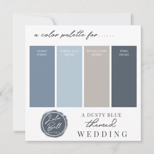 Farbpalette Einladung (Vorderseite)