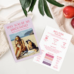 Farbpalette Foto Meine überbrückte Vorschlagskarte Einladung<br><div class="desc">Konzipiert für die "Bright" Wedding Invitation Collection. Klicken Sie auf "Details", um Details zu ändern. Um den Text zu verschieben oder die Größe, den Schriftart oder die Farbe zu ändern, klicken Sie auf "Bearbeiten mit dem Entwurfstool". Sehen Sie sich den Sammellink auf dieser Seite an, um alle passenden Elemente in...</div>