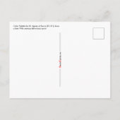 Farbpalette für die Agnes von Rom (BC 01) Postca Postkarte (Rückseite)