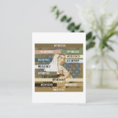 Farbpalette für die St. Catherine von Siena (BK 19 Postkarte (Stehend Vorderseite)