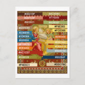 Farbpalette für die St. Cecilia von Rom (SNV 36) P Postkarte (Vorderseite)