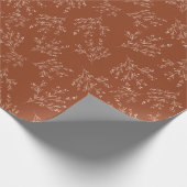 Farbpalette für einfache Verzweigungen | Burnt Sie Geschenkpapier (Ecke)