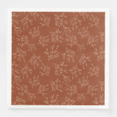 Farbpalette für einfache Verzweigungen | Burnt Sie Serviette (Vorderseite)