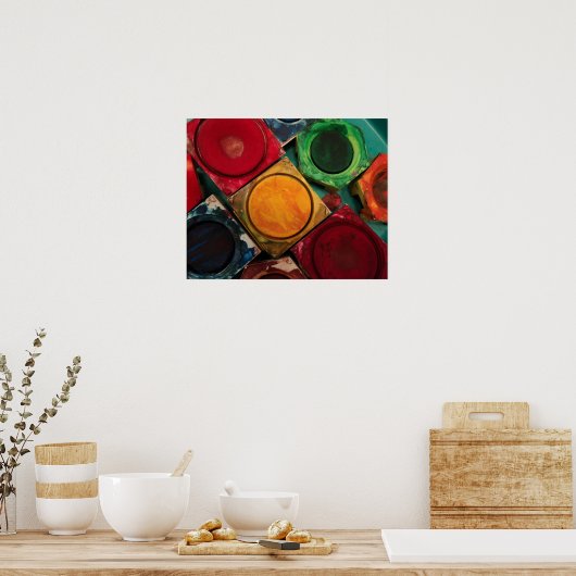 Farbpalette für Künstler Poster (Küche)