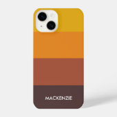 Farbpalette für Minimalistische Streifen iPhone Hülle (Rückseite)