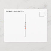 Farbpalette für St. Brigid (M 014) Po Postkarte (Rückseite)