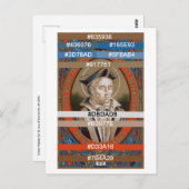 Farbpalette für St. Ivo von Kermartin (M 005) Postkarte (Vorne/Hinten)