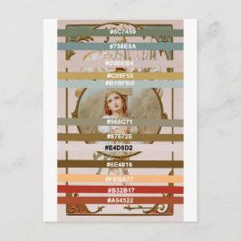 Farbpalette für St. Joan of Arc (BF 01) Postkarte