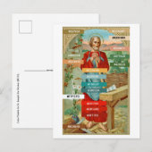 Farbpalette für St. Joseph den Arbeiter (BK 31) Postkarte (Vorne/Hinten)