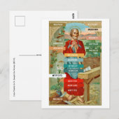 Farbpalette für St. Joseph den Arbeiter (BK 31) Postkarte (Vorne/Hinten)