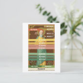 Farbpalette für St. Joseph (SAU 35) Postkarte (Stehend Vorderseite)