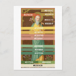 Farbpalette für St. Joseph (SAU 35) Postkarte