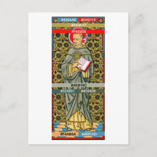 Farbpalette für St. Thomas von Aquin (VVP 003) Postkarte