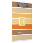 Farbpalette für wärme Pastellfarben | PERSONALISIE Klemmbrett (Rechts)