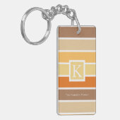 Farbpalette für wärme Pastellfarben | PERSONALISIE Schlüsselanhänger (Vorderseite links)