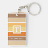 Farbpalette für wärme Pastellfarben | PERSONALISIE Schlüsselanhänger (Rückseite)