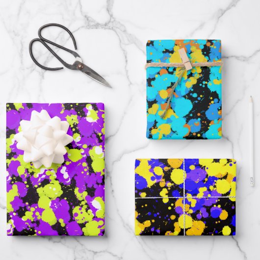 Farbpalette Geschenkpapier Set (Vorderseite)