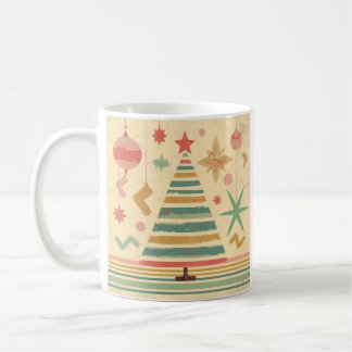Farbpalette im Stil der Mitte des 20. Jahrhunderts Kaffeetasse