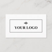 Farbpalette in Pink, Schwarz - Das Logo Terminkarte (Rückseite)