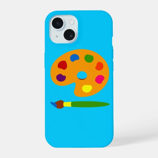 Farbpalette iPhone 15 Hülle (Rückseite)