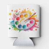 Farbpalette Kunst Geburtstagspartei Dosenkühler (Rückseite)