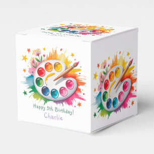 Farbpalette Kunst Geburtstagspartei Geschenkschachtel