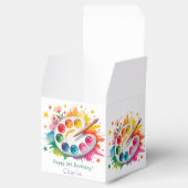 Farbpalette Kunst Geburtstagspartei Geschenkschachtel (Geöffnet)