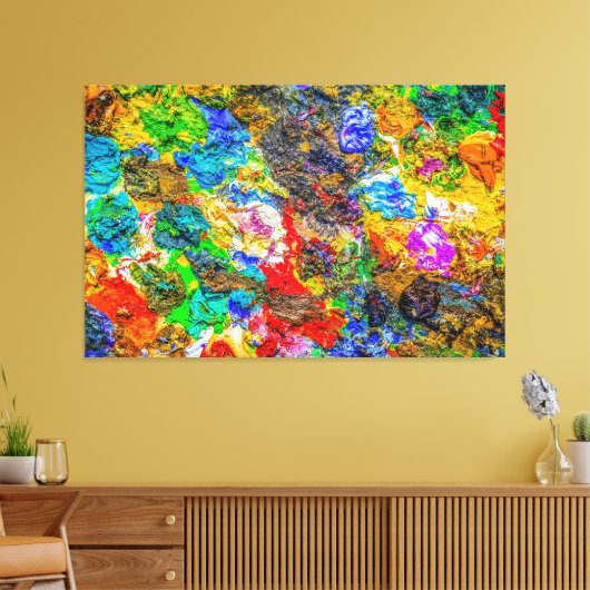 Farbpalette Leinwanddruck (Insitu (Wohnzimmer))