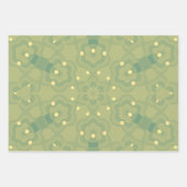 Farbpalette lila und grün geschenkpapier set (Vorderseite 3)