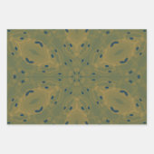 Farbpalette lila und grün geschenkpapier set (Vorderseite)