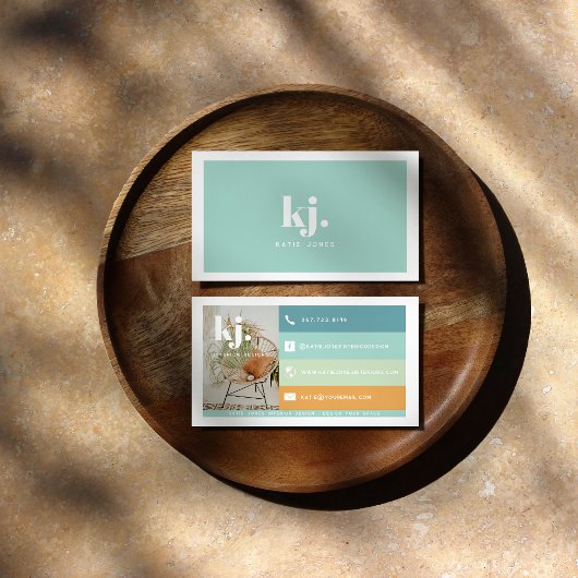 Farbpalette | Monogramm Visitenkarte