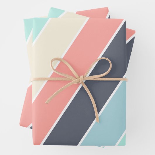 Farbpalette Pastell Geschenkpapier Set (Beispiel)