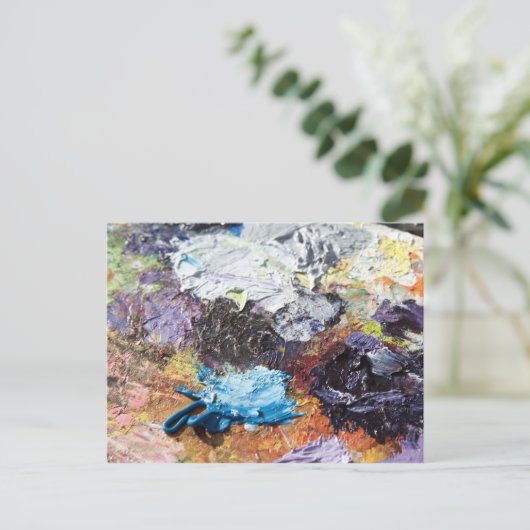 Farbpalette Postkarte (Stehend Vorderseite)