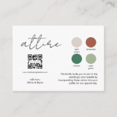 Farbpalette | QR-Code Begleitkarte (Vorderseite)