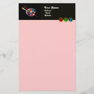 FARBPALETTE, rosa Briefpapier