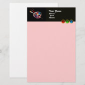 FARBPALETTE, rosa Briefpapier (Vorne/Hinten)