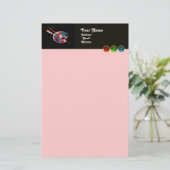 FARBPALETTE, rosa Briefpapier (Stehend Vorderseite)
