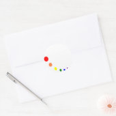 Farbpalette Runder Aufkleber (Umschlag)