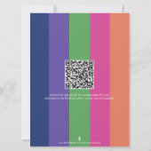 Farbpalette Schmetterlingskarte Erwachsene Farbkar Einladung (Rückseite)