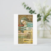 Farbpalette St. Mary Magdalene de Pazzi (JM 45) Postkarte (Stehend Vorderseite)
