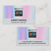 Farbpalette und Pinsel | Rainbow Blend Visitenkarte (Vorne/Hinten)