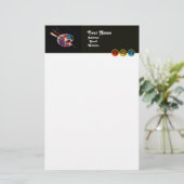 FARBPALETTE, weiß Briefpapier (Stehend Vorderseite)