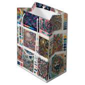 Farbpaletten Farbseiten Liebe bis Farbe Mittlere Geschenktüte (Rückseite Schrägansicht)