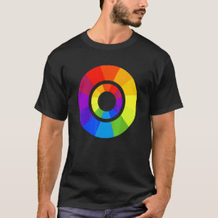 Farbpaletten-Kreis-Maler-Lehrer-Design T-Shirt
