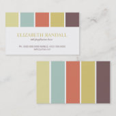 Farbpaletten-Visitenkarte/Telefonkarten Telefonnummerkarte (Vorne/Hinten)