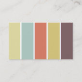 Farbpaletten-Visitenkarte/Telefonkarten Telefonnummerkarte (Rückseite)