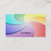 Farbpaletten-Visitenkarte Visitenkarte (Rückseite)