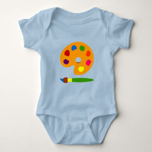 Farbpalettenart Baby Strampler