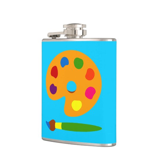 Farbpalettenart Flachmann (Links)