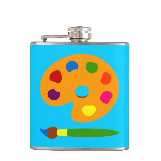 Farbpalettenart Flachmann (Vorderseite)